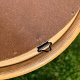 Vintage 1970s bamboo mirror