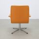 Fauteuil lounge vintage pivotant chromé 1960