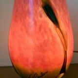 Lampe de table en pâte de verre La Rochère France
