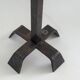Wrought iron standing candle stick holder