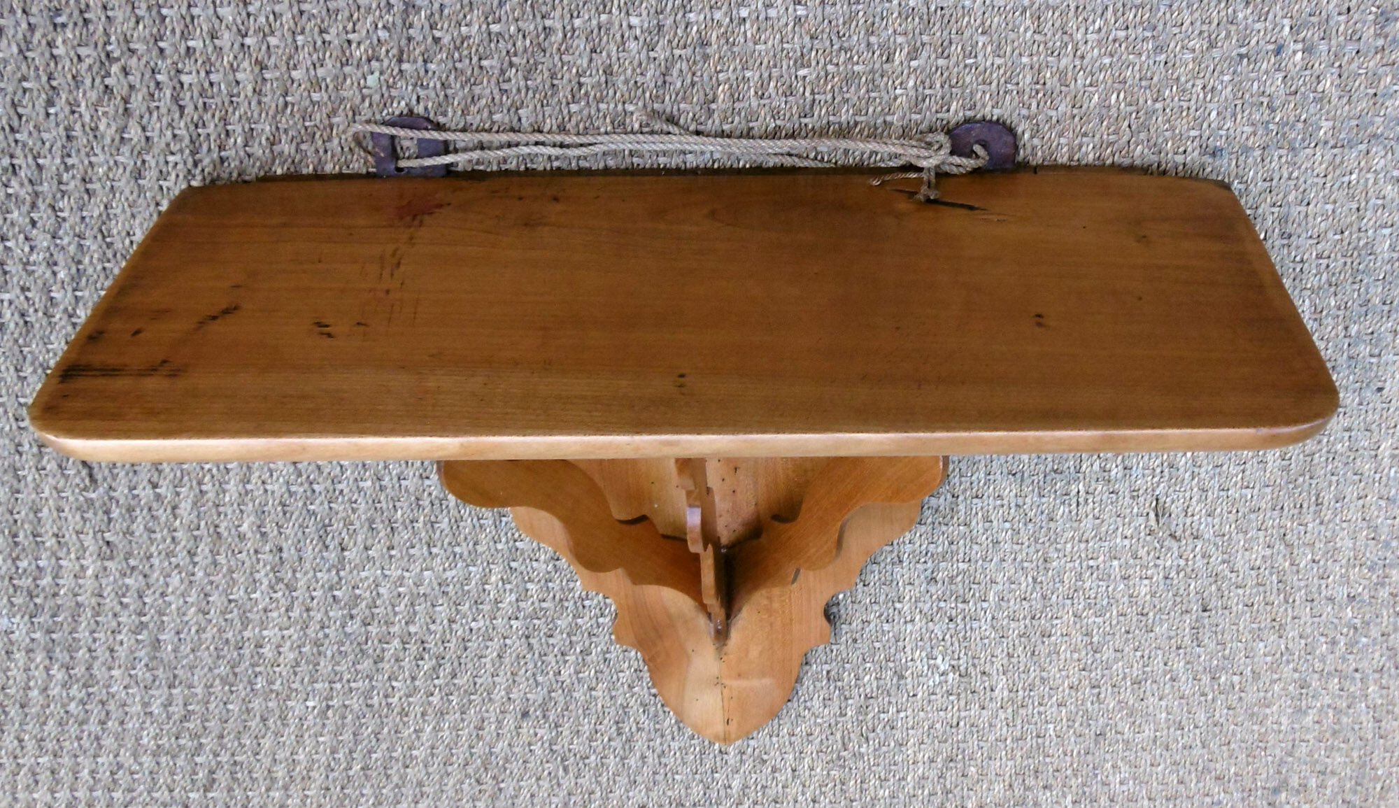 Old fruit wooden shelf