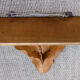 Old fruit wooden shelf