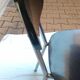 Chaise vintage en formica noir
