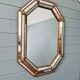 Venetian mirror with brass frames, 1970s-80s