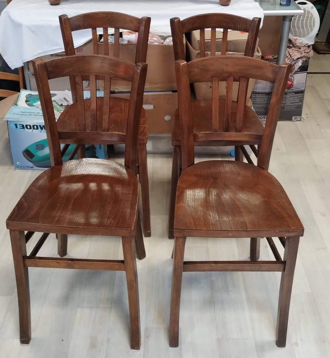 Set of 4 bistro chairs