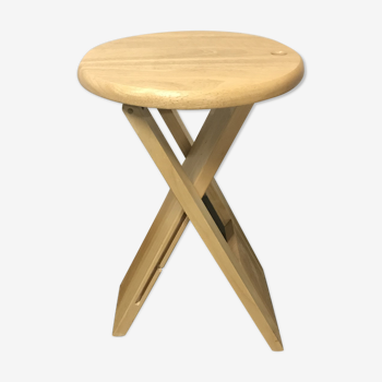 Reed wooden stool