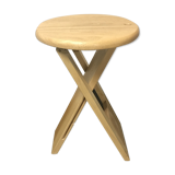 Reed wooden stool