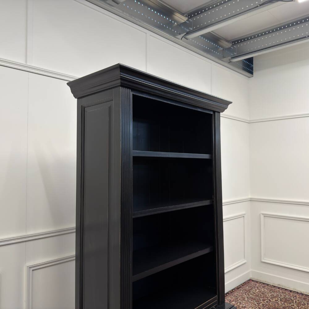Classic English Black Bookcase