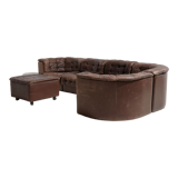 De Sede ds11 modular leather sofa set, set of 6 mk9569