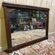 Art Deco period walnut mirror