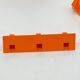 Set of tea towel hooks, vintage, kitchen, orange plastic