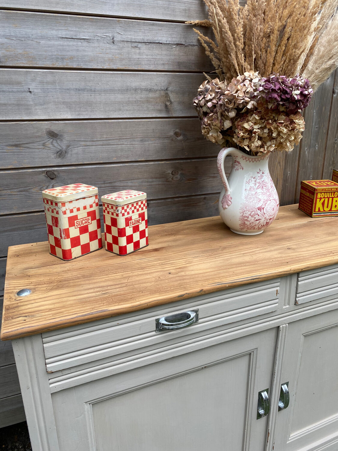 Parisian sideboard vintage counter 133cm