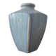 Sky blue ceramic Art Deco vase
