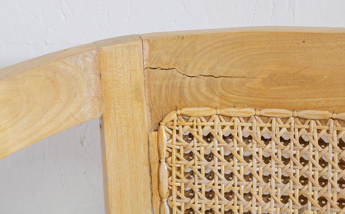 Wood bench and canning