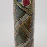 Large signed ceramic vase