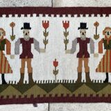 Swedish Flat Weave Wall rug, Rölakan