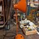 Lampe articulée Bobby pour Habitat orange métal
