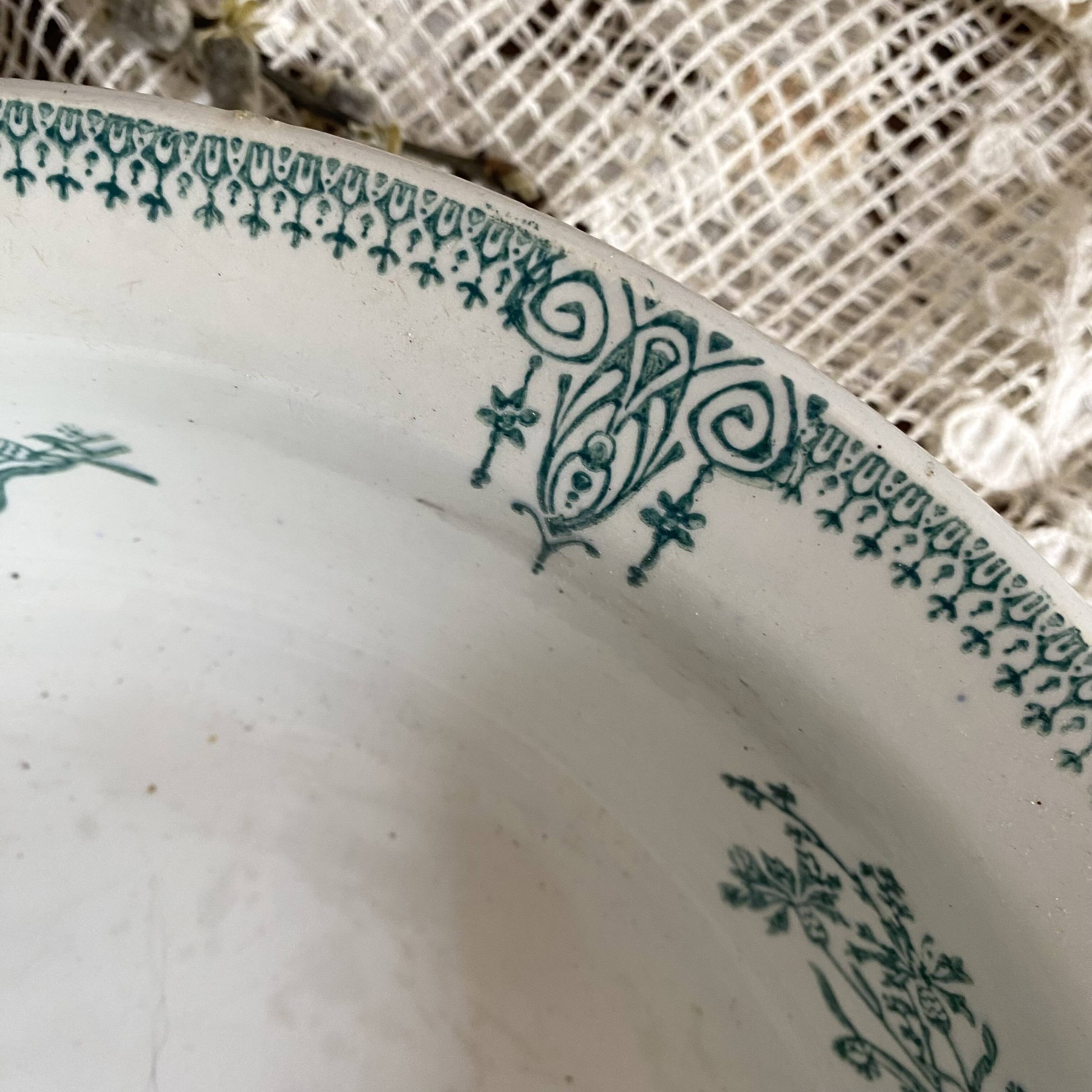 St Amand ironstone salad bowl