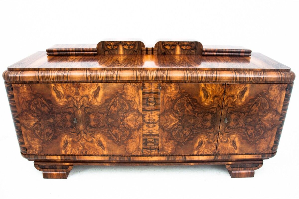 Art Deco Sideboard, Poland, 1940s