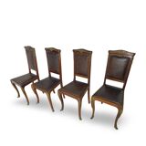 Italian art deco dining chairs 1920s