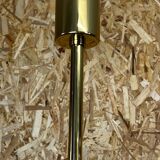 60s 70s Chandelier Huge Chandelier Pendant Lamp Limburg Glass & Chrome Design