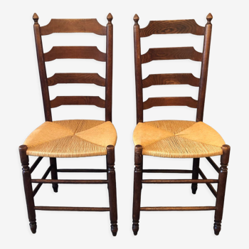 Duo of country chairs