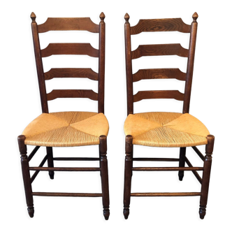 Duo of country chairs