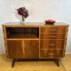 Mid-Century Modern Walnut Sideboard Cocktail Cabinet by František Jirák1960