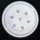 6 dessert plates in faience new model geneve small blue flower