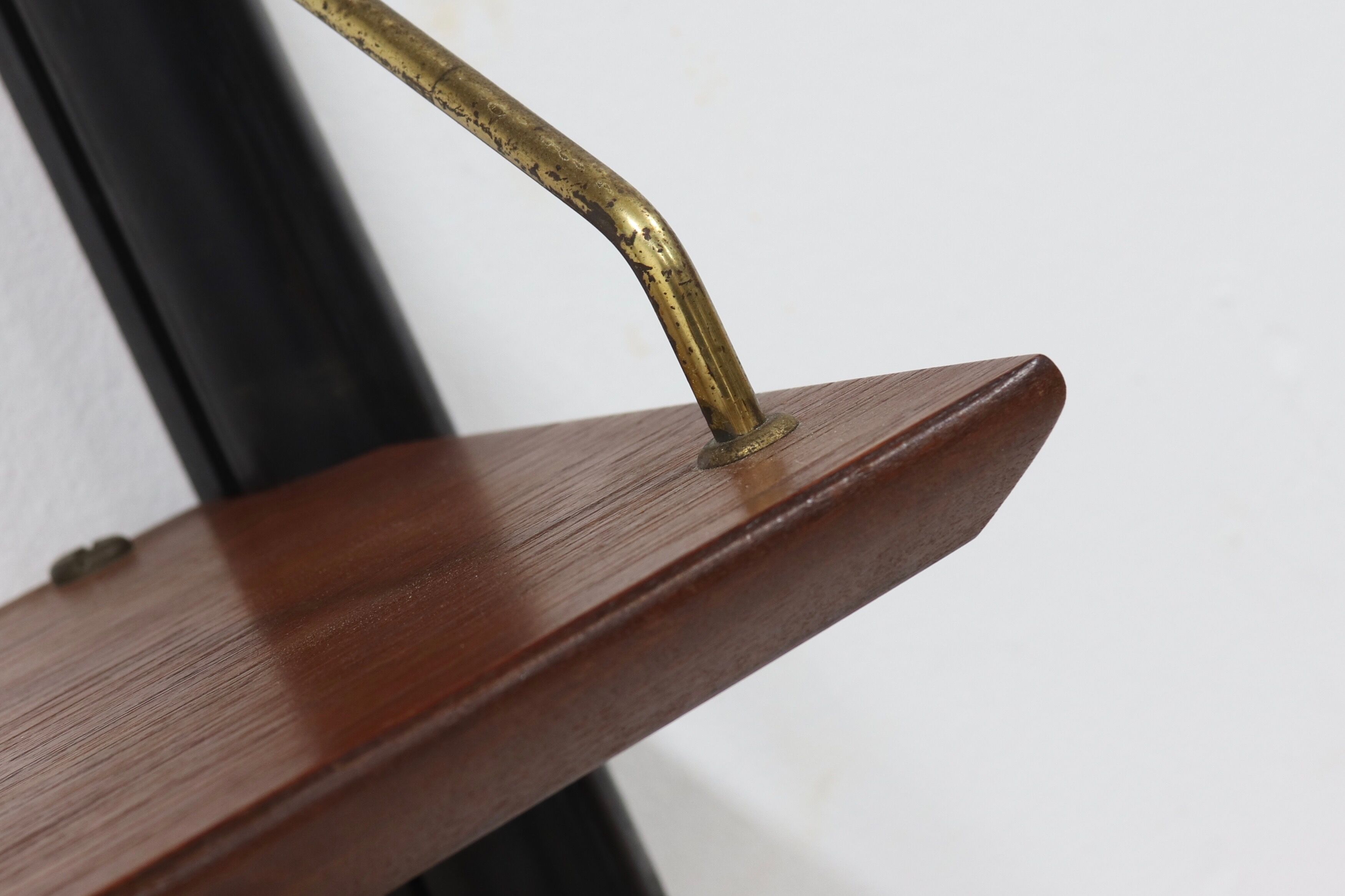 Teak Wall Unit by Louis van Teeffelen for WeBe 1950's