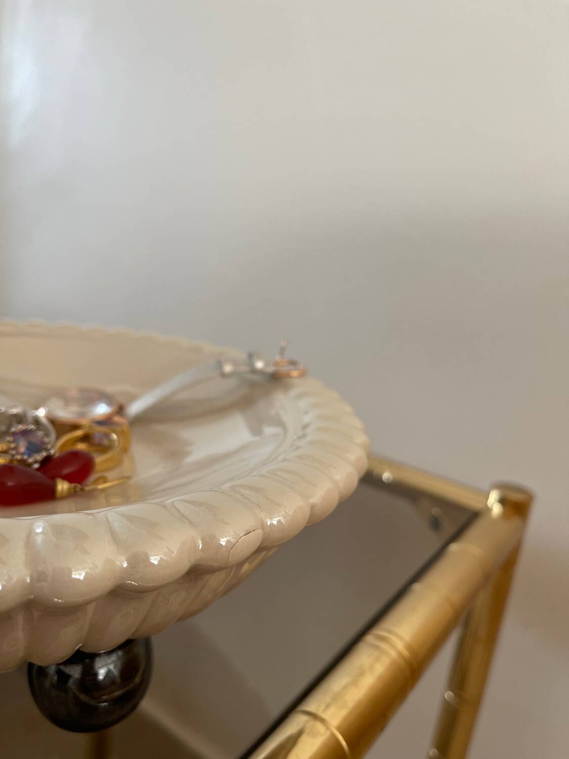 Ceramic plate cup 1970