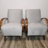 Fauteuils par Jindrich Halabala, 1940s, Set de 2