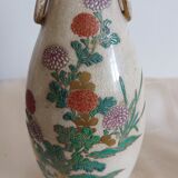 Pair of Japanese Satsuma vases from the Meiji period