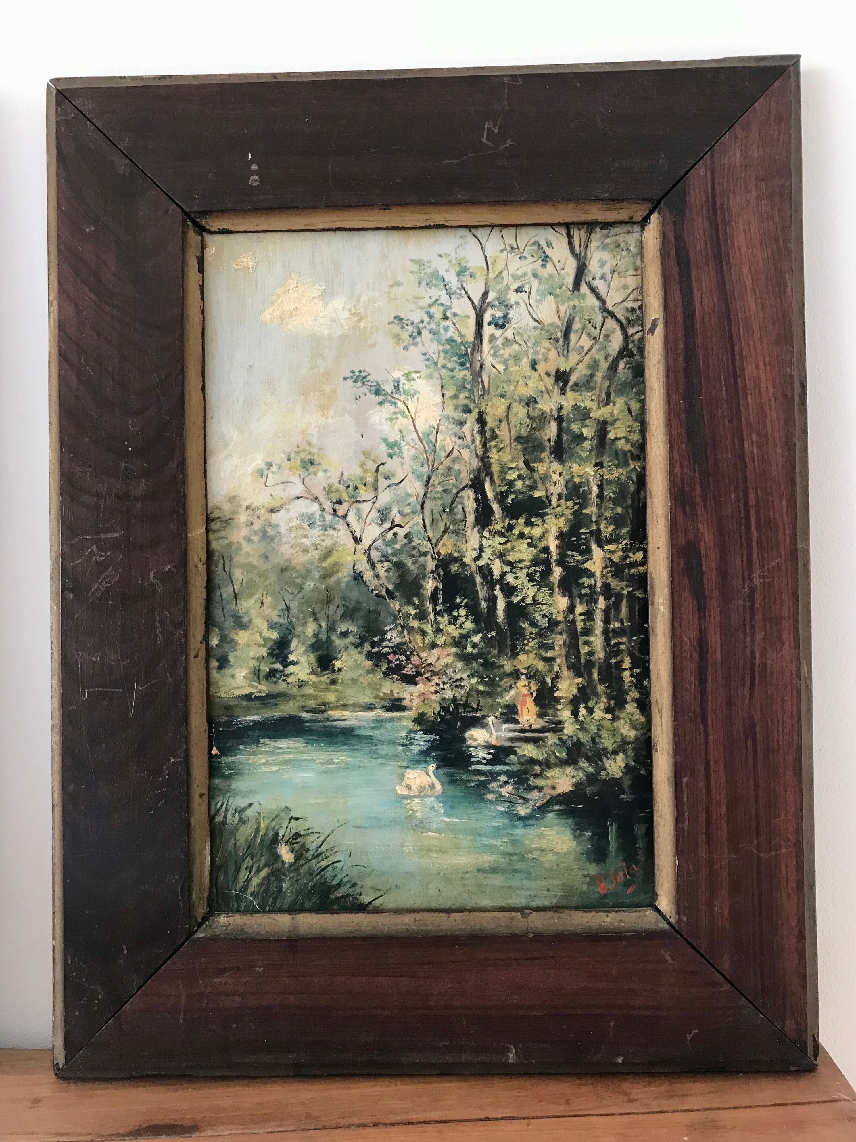 Pair of 19th-century paintings