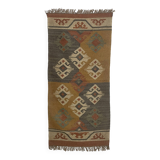 Tapis Kilim tissé à la main, décoration d'intérieur, chevet, hall, tapis traditionnel indien.