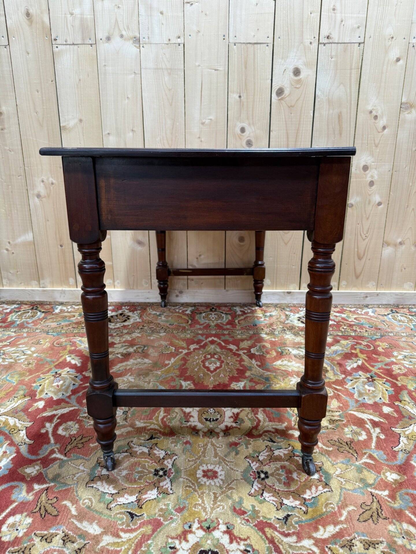 Desk - English mahogany console