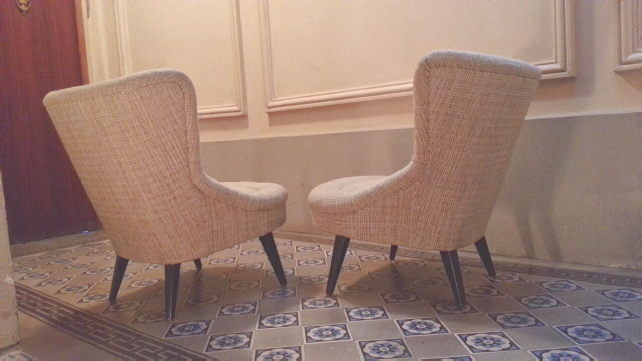 Pairs of chairs 50s