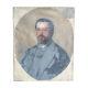 Tableau portrait d'un homme barbu