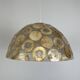 Vintage mother-of-pearl and resin pendant light, 1970s