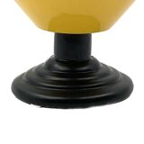 Yellow Conic Vase, postmodern, Italy 1980s