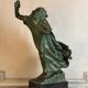 King Lear, green patinated bronze, Victor Rousseau (1865-1954) around 1905