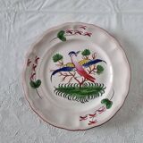 Antique plate made and hand painted from the 18th century