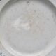 Round vintage patinated ironstone serving dish - Border model