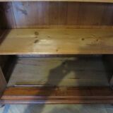 Bahut Buffet 1900 - Napoléon III - Placage noyer - 1 tiroir - 2 portes