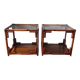 Pair of vintage 70/80s bedside tables and sofa ends