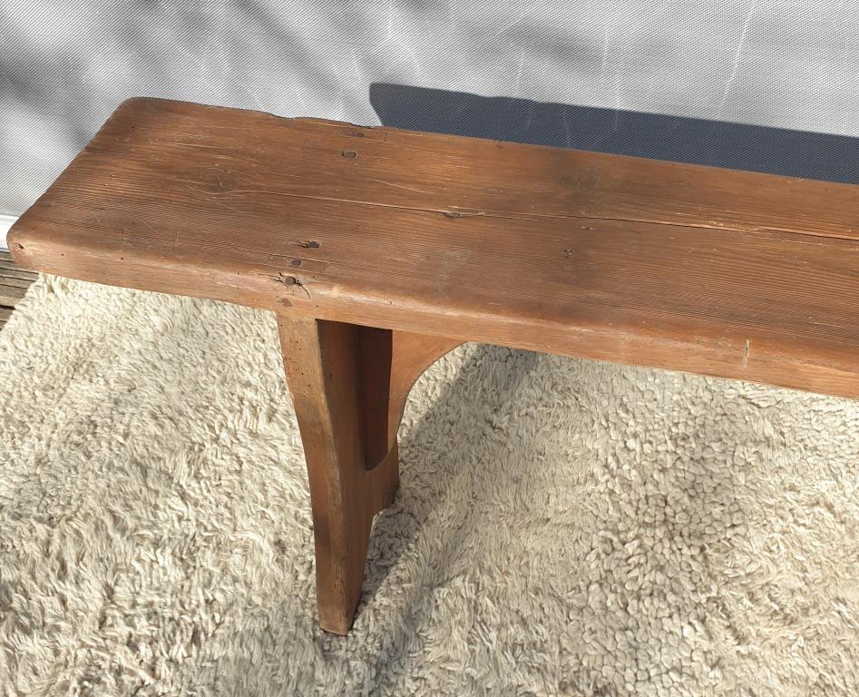 Vintage wooden bench L200