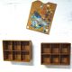 Teak wall locker