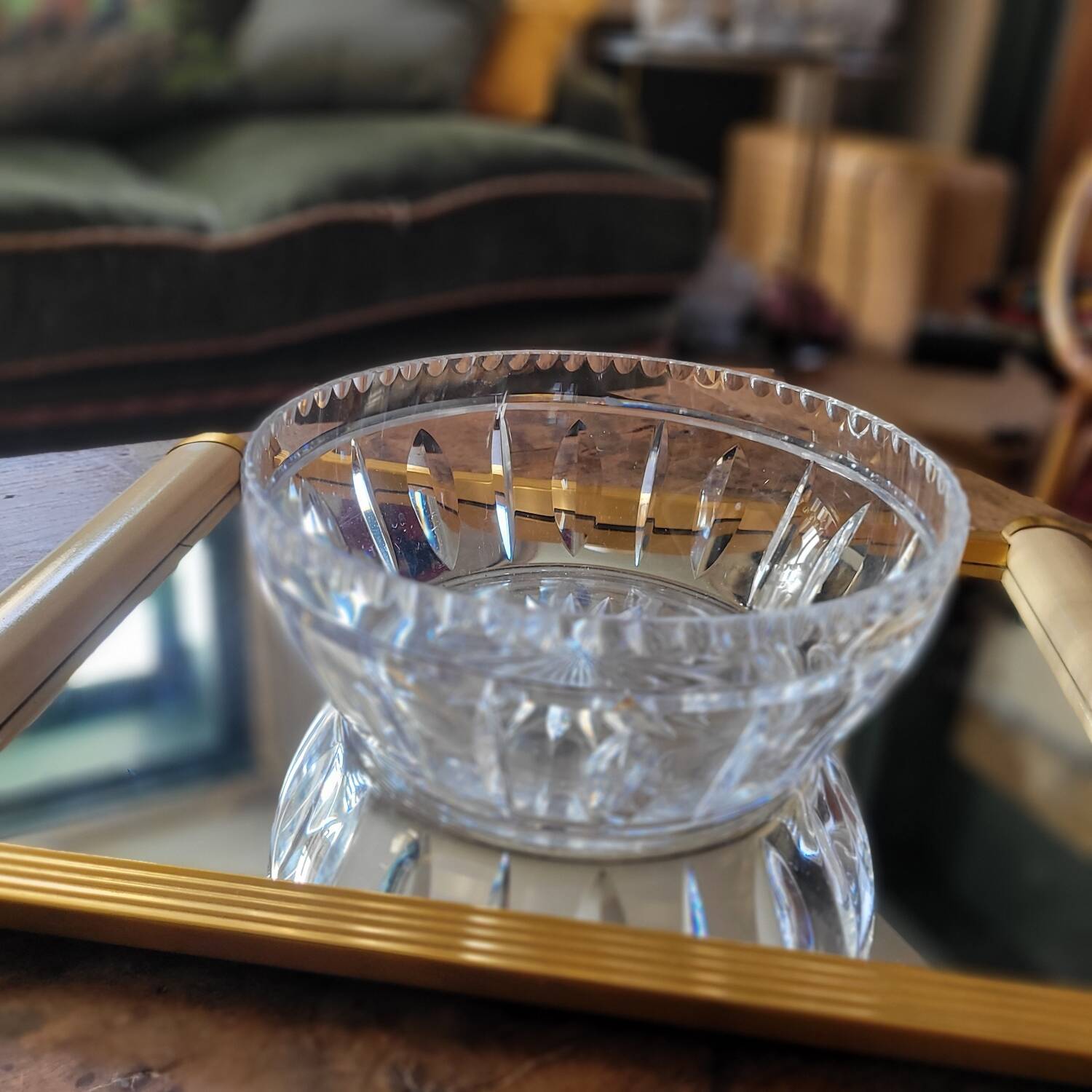 Cut crystal bowl – 1970s