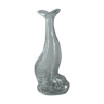 Glass fish vase