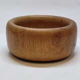 Vintage Scandinavian Turned Wood Empty Pocket Bowl